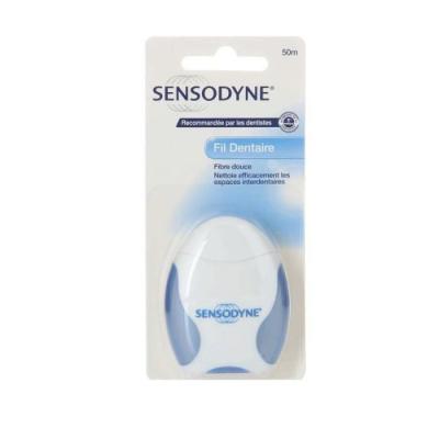 SENSODYNE  Fil Dentaire, Pour Dents Sensibles, 50 M&egrave;tres