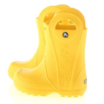 CROCS  Handle It Rain Bottes En Caoutchouc Thermoplastique Jaunes