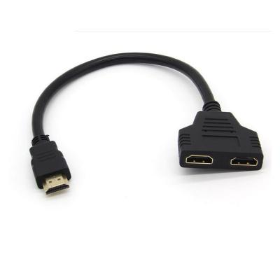 GENERIQUE Adaptateur HDMI - G&Eacute;N&Eacute;RIQUE - 2 ports - 3D - FULL HD - 4K - Noir