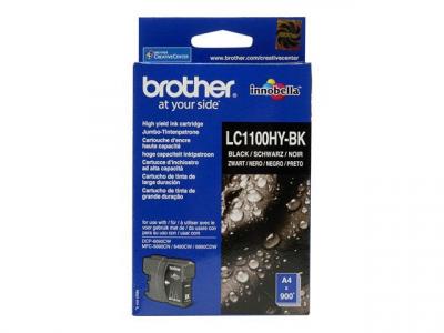 BROTHER LC1100HYBK - A rendement &eacute;lev&eacute; - noir - original - cartouche d'encre - pour  DCP-6690CW