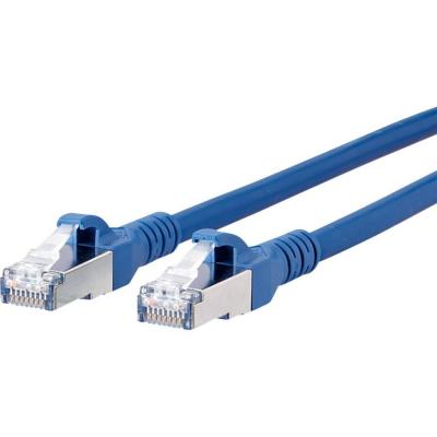 METZ CONNECT C&acirc;ble de raccordement RJ45 CAT 6A S/FTP Bleu