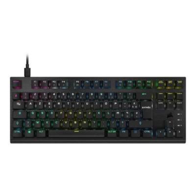 CORSAIR Clavier Gaming optiquem&eacute;canique AZERTY K60 PRO TKL Sans Pav&eacute; Num&eacute;rique R&eacute;tro&eacute;