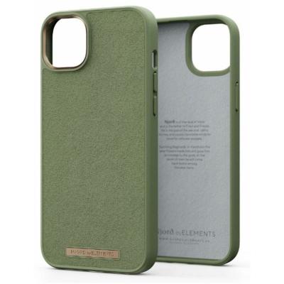 GENERIQUE Njord byELEMENTS Suede Comfort+ Case - iPhone 14 Plus - Olive - Neuf