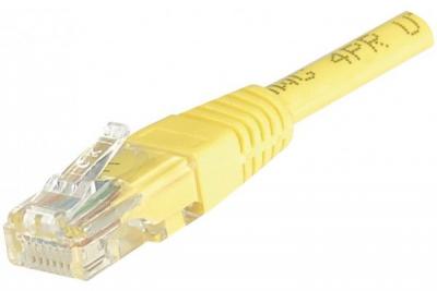 CUC Cordon Rj45 Budget Cat&eacute;gorie 5e U/utp Jaune - 15 M