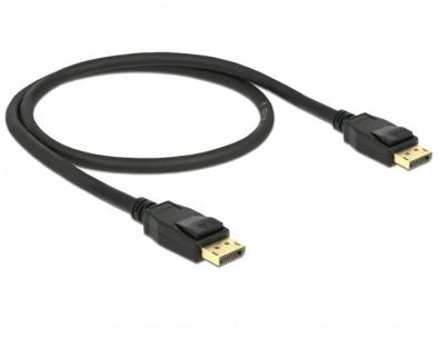 DELOCK Cable Displayport  85506 0,5 M Noir 4k 60 Hz