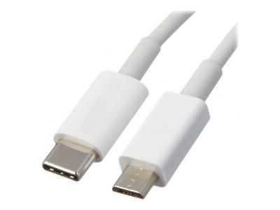 DLH  - Cable USB de type-C - 24 pin USB-C pour Micro-USB Type B - 1 m