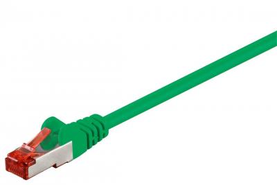 GOOBAY  95474 c&acirc;ble de r&eacute;seau Vert 1 m Cat6 S/FTP (S-STP) - Neuf