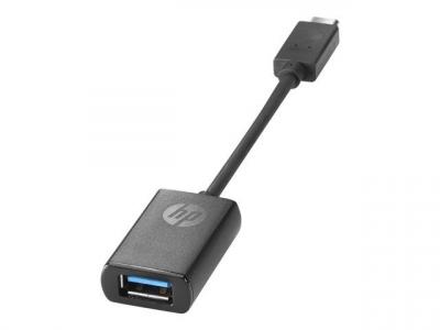 HP - Adaptateur USB - USB (F) pour 24 pin USB-C (M) - USB 3.0 - 14.3 cm - pour  20, 22, 24; Pavilion 24, 27, 510, 560, 590, 595, TP01 