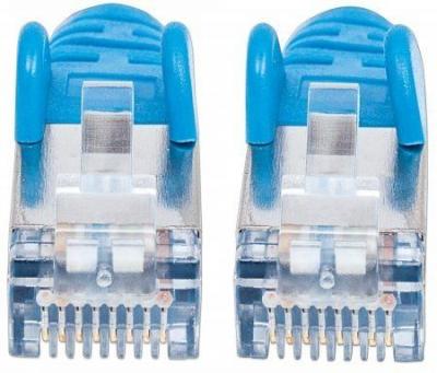 INTELLINET  736039 RJ45 C&acirc;ble r&eacute;seau, c&acirc;ble patch CAT 6 S/FTP 30.00 m bleu contacts dor&eacute;s 1 pc(s)