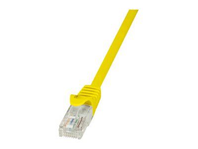 C&acirc;ble r&eacute;seau RJ45 cat 6 u / utp Logilink 2 connecteurs RJ45 - 3 m - Jaune - CP2067U V968581