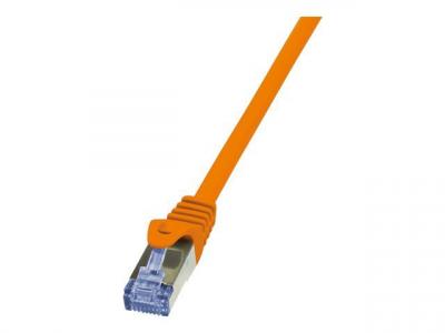 2DIRECT C&acirc;ble R&eacute;seau Logilink Cat 6a S/ftp Orange 5 M&egrave;tres