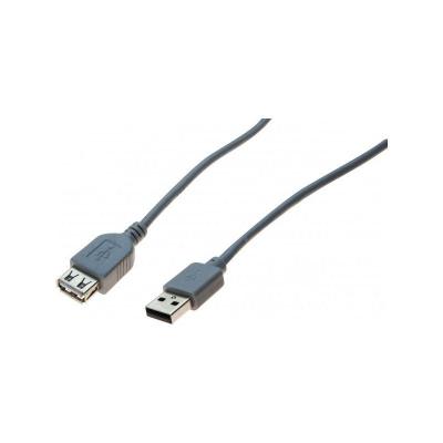 MCAD Rallonge &eacute;co. USB 2.0 type A /A male/femelle gris de 0,4 m&egrave;tre