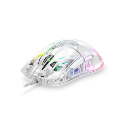 ALPHA OMEGA PLAYERS Souris gaming filaire  Light Transparent 