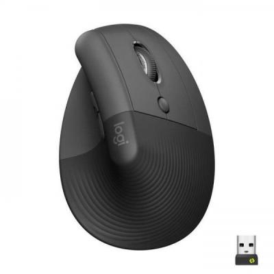 LOGITECH Souris Sans Fil Lift Ergonomique icale Bluetooth ou r&eacute;cepteur USB Logi Bolt Si