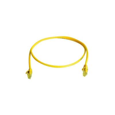 TELEGARTNER MP8 250 - Cordon de raccordement - RJ-45 (M) pour RJ-45 (M) - 50 cm - UTP - CAT 6 - IEEE 802.3at - sans halog&egrave;ne, moul&eacute;, sans crochet, bloqu&eacute; - 