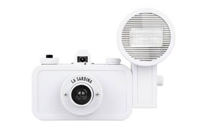 LOMOGRAPHY Appareil photo argentique  La Sardina Edition DIY 35 mm f/8 Blanc