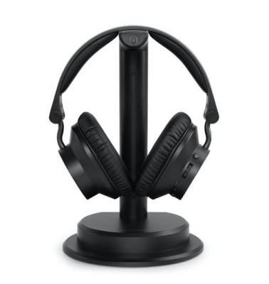 MUSE Casque TV  M-285 CTV avec base de chargement et d'&eacute;mission Bluetooth Noir 