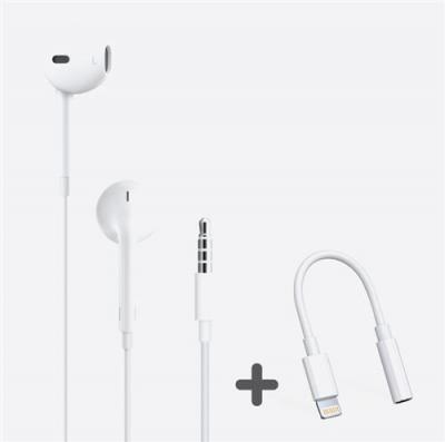 APPLE Ecouteurs Reborn EARPODS jack3.5+connect Light Reconditionn&eacute;