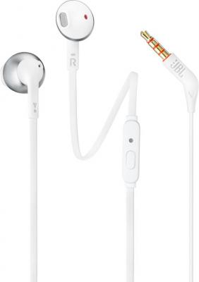 JBL Ecouteurs filaire boutons intra-auriculaires  Tune 205 Chrome 
