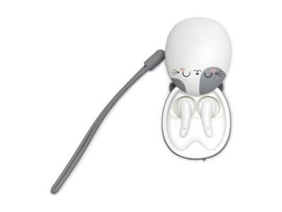 LEGAMI Be Free Kitty &eacute;couteurs True Wireless intra-auriculaires blanc