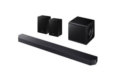 SAMSUNG Pack  Q-Series HW-Q850F Barre de son HW-Q810F Dolby Atmos 5.1.2Ch Noir + Enceintes SWA-9500S 