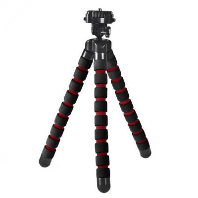 MOVINCAM Tr&eacute;pied  Universel Flexible Modulable 275 mm Noir et rouge