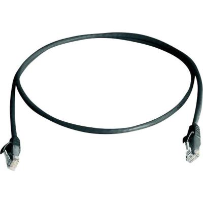 TELEGARTNER Teleg&auml;rtner 100008781 RJ45 C&acirc;ble r&eacute;seau, c&acirc;ble patch CAT 5e U/UTP 5.00 m noir ignifuge, sans halog&egrave;ne 1 pc(s) 