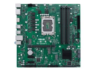 ASUS  PRO Q670M-C-CSM LGA1700 4xDDR5 microATX 6xSATA MB 2xM.2 1xHDMI 2xDP - Neuf