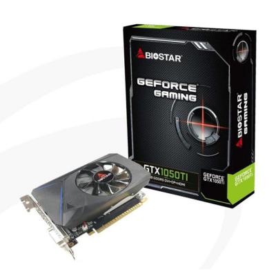 BIOSTAR Carte graphique  GTX1050TI-4GB - 1050Ti/4Go/DVI/HDMI/DP