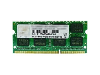 G.SKILL SQ Series - DDR3 - module - 4 Go - SO DIMM 204 broches - 1600 MHz / PC3-12800 - CL11 - 1.5 V - m&eacute;moire sans tampon - non ECC 