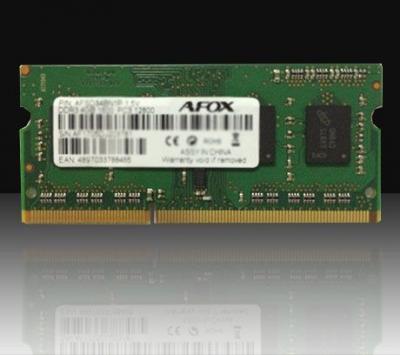 AFOX  Afsd34an1p 1x4gb Ddr3 1333mhz Ram Memory Vert