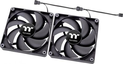 THERMALTAKE  Ct120 500-2000rpm Tower Fan 2 Units Argent&eacute;