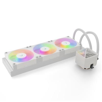 VALKYRIE  kit watercooling aio v lite rgb - 360mm (blanc) VK-AIOVL360W
