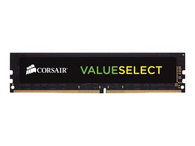 CORSAIR  Value Select - DDR4 - module - 8 Go - DIMM 288 broches - 2133 MHz / PC4-17000 - CL15 - 1.2 V - m&eacute;moire sans tampon - non ECC