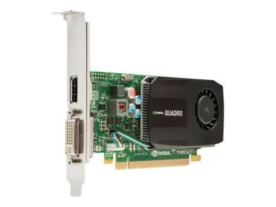 HP NVIDIA Quadro K600 - Carte graphique - Quadro K600 - 1 Go GDDR3 - PCIe 2.0 x16 profil bas - DVI, DisplayPort - Smart Buy