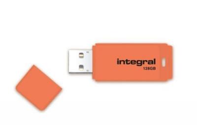 INTEGRAL EUROPE Cl&eacute; USB Neon 2.0 Integral 128 Go Memory Flash Drive