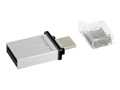 INTEGRAL  Micro Fusion - Cl&eacute; USB - 16 Go - USB 3.0 / micro USB