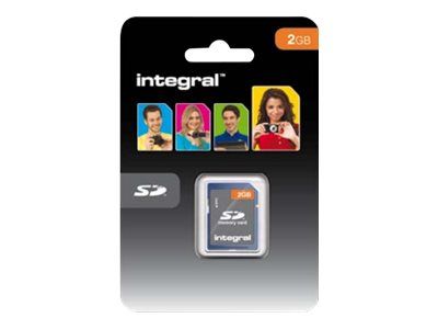 INTEGRAL  INSD2GV2NDB m&eacute;moire flash 2 Go SD - Neuf
