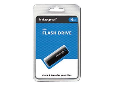 INTEGRAL EUROPE Integral INFD16GBBLK lecteur USB flash 16 Go 2.0 - Neuf