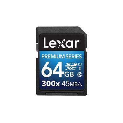 LEXAR  carte sdxc 64 go premium 300x 45 mo/s 