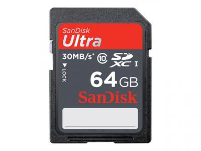 SANDISK  Ultra - Carte m&eacute;moire flash - 64 Go - Class 10 - SDXC UHS-I