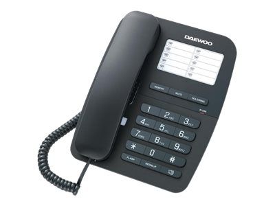  Daewoo T&eacute;l&eacute;phone Sans Fil Daewoo DTC-240 Noir