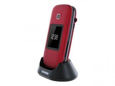 TELEFUNKEN  TM 260 COSI - T&eacute;l&eacute;phone de service - microSD slot - rear camera 2 MP - rouge 