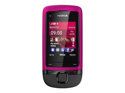 MICROSOFT Nokia C2-05 - T&eacute;l&eacute;phone de service - RAM 16 Mo - microSD slot - &Eacute;cran LCD - 320 x 240 pixels - rear camera 0,3 MP - rose 