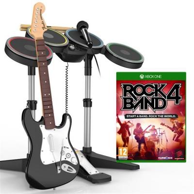 MADCATZ Pack Rock Band 4 Xbox One + Band in a Box (Guitare, Micro et Batterie)  