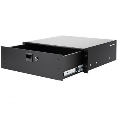 ADAM HALL  87403A tiroir rack 3U en aluminium avec serrure