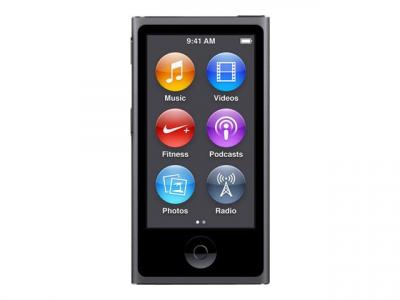 Apple iPod nano - 7&egrave;me g&eacute;n&eacute;ration - lecteur num&eacute;rique - 16 Go - gris sid&eacute;ral