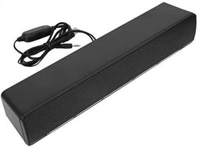 VENDOS85 Barre de Son  Filaire avec LEB bleu 3W noir