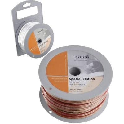 INAKUSTIK  01002430 C&acirc;ble haut-parleur 2 x 1.50 mm&sup2; transparent 30 m