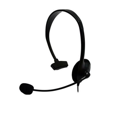  Casque filaire - UNDER CONTROL - XBOX360 - Noir - Micro r&eacute;glable - Anti-bruit